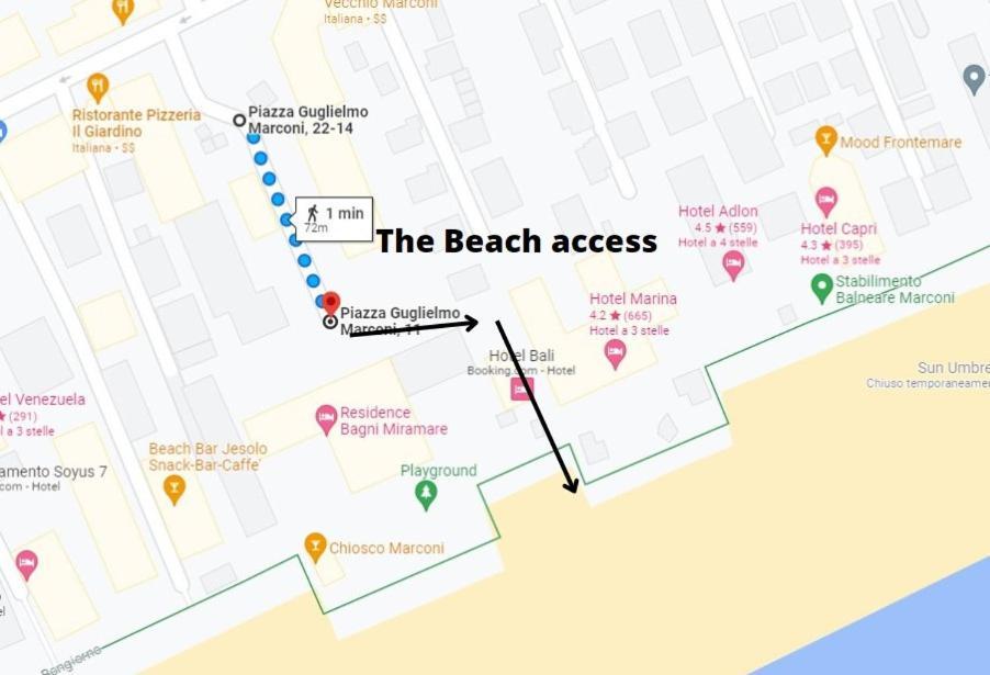 Movida Loft A Piazza Marconi Jesolo Lido - Spiaggia A 1 Minuto!!! Lido di Jesolo Buitenkant foto